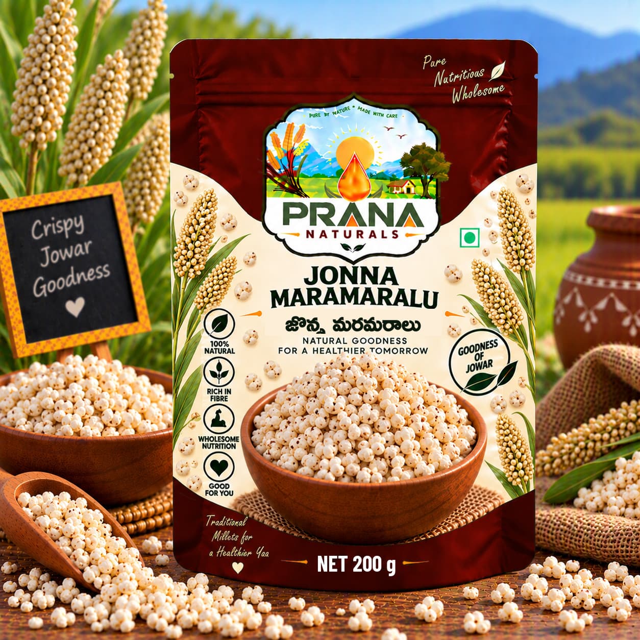 Sorghum Puffs