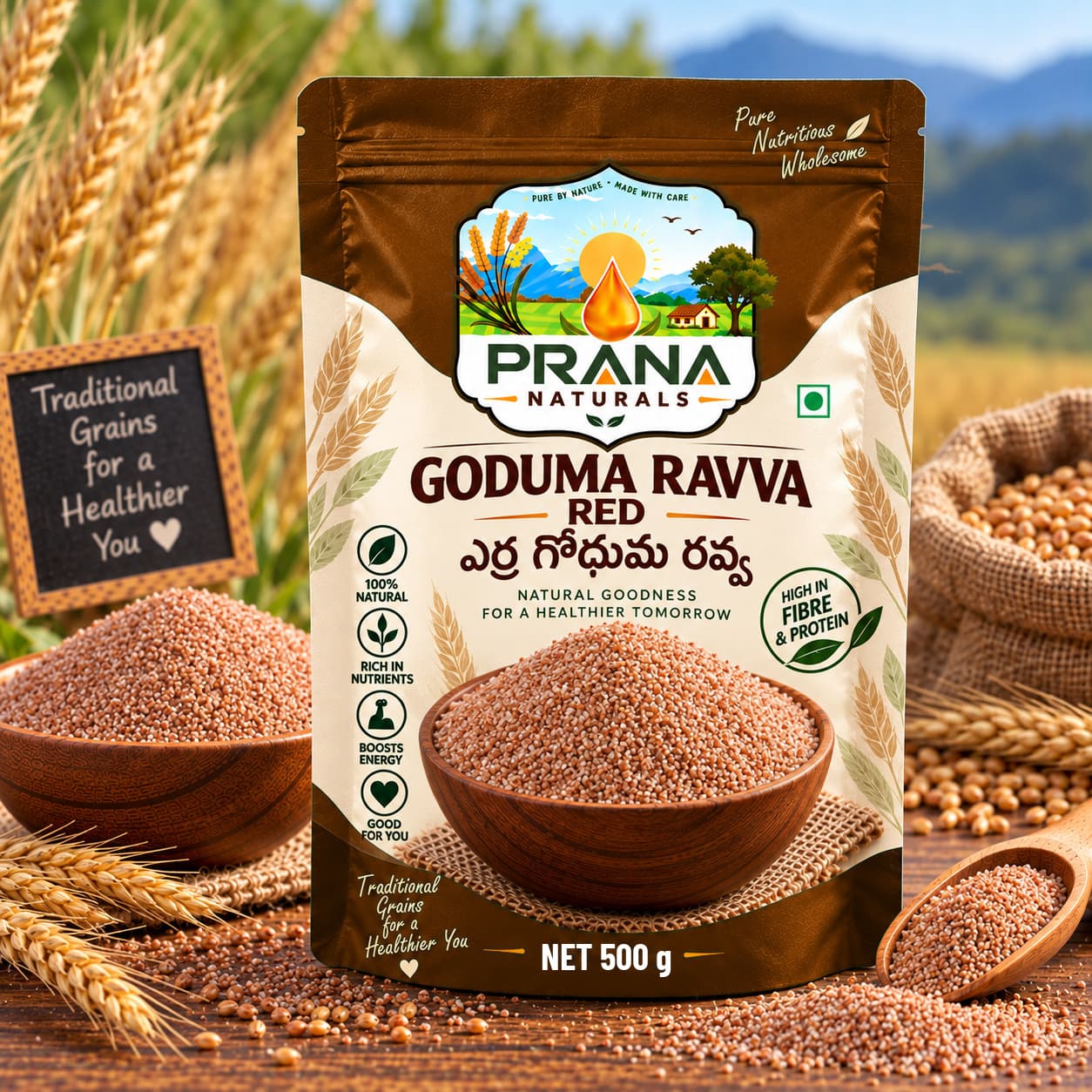 Red Wheat Rava