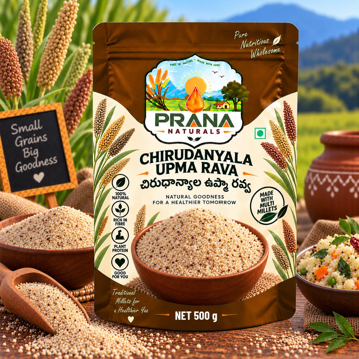 Millet Upma Rava
