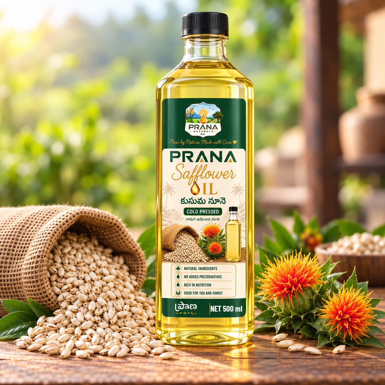 Cold Pressed Safflower Oil
