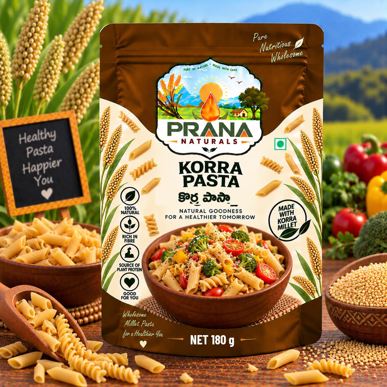 Foxtail Millet Pasta