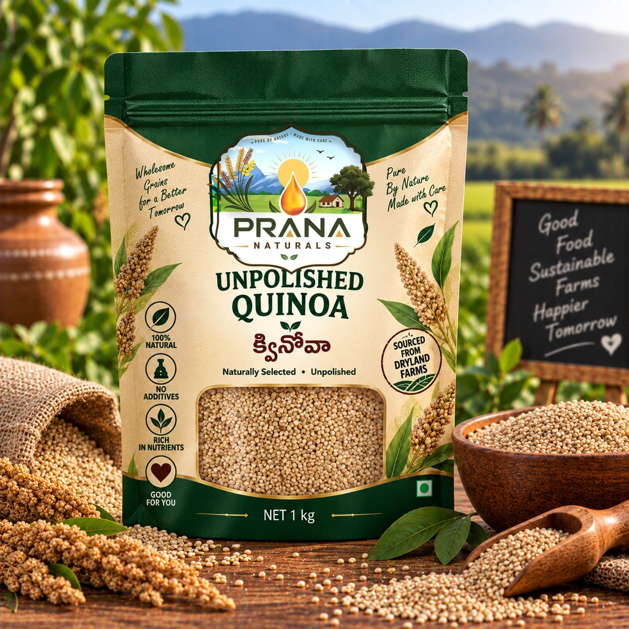 Unpolished Quinoa