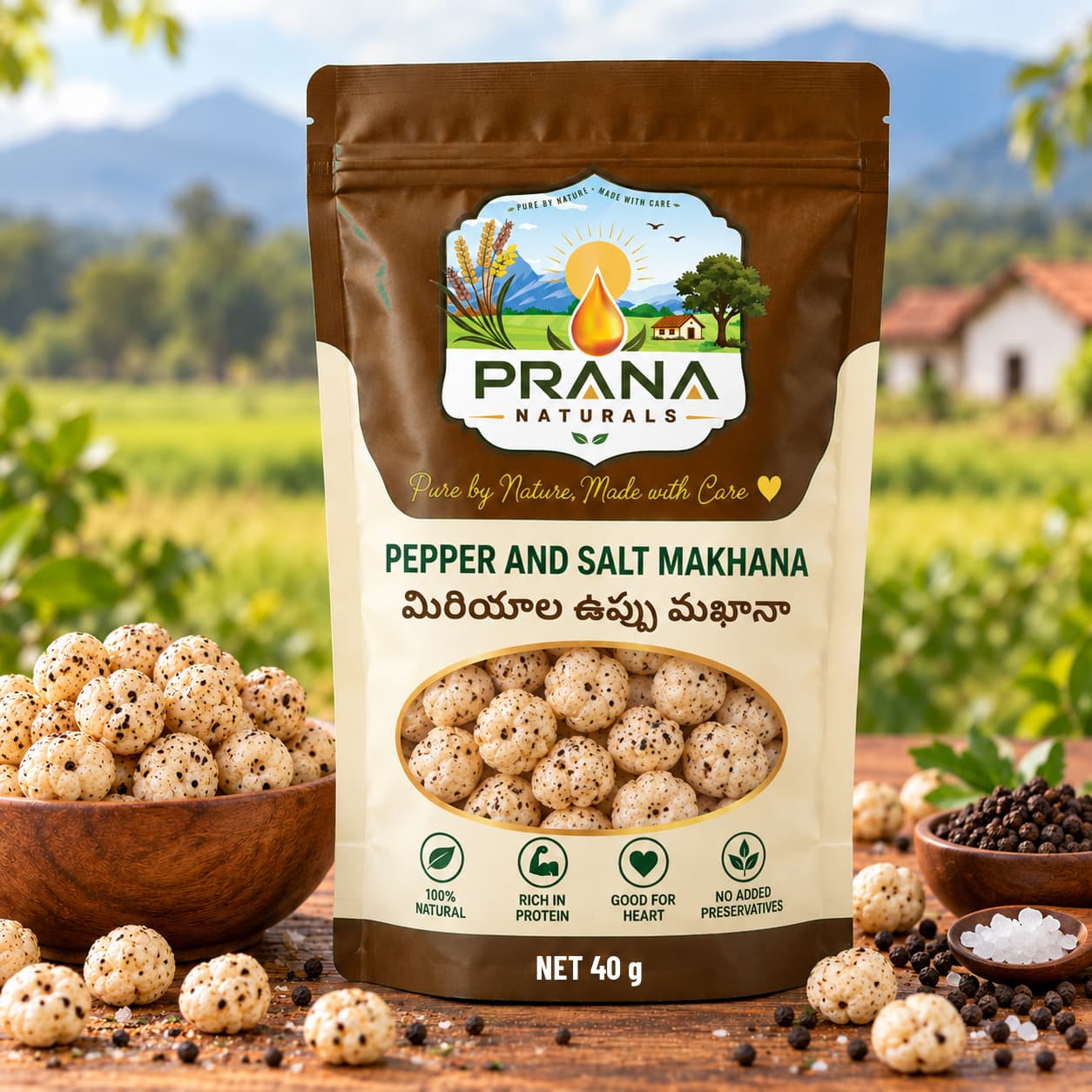 Pepper and Salt Makhana