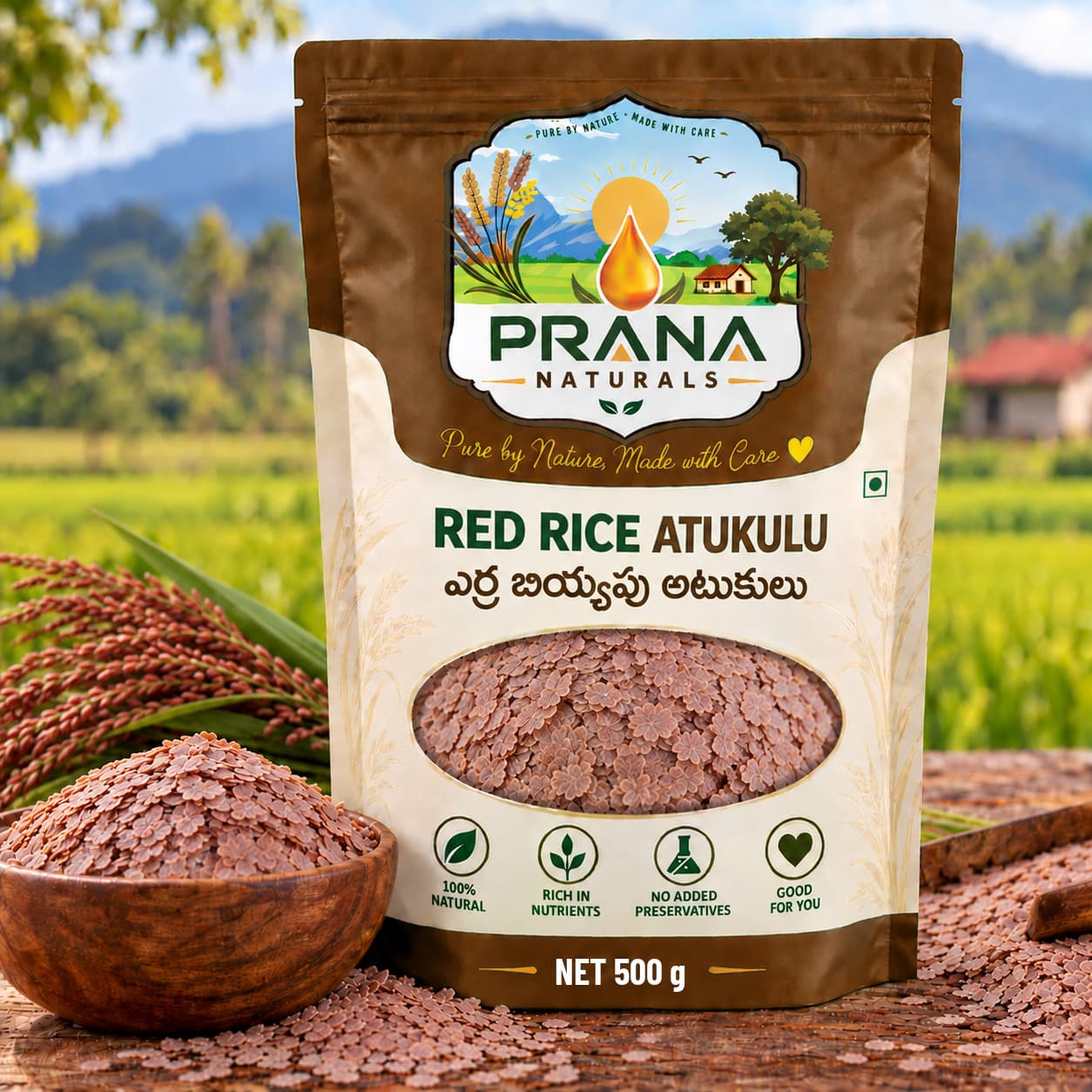 Red Rice Flakes