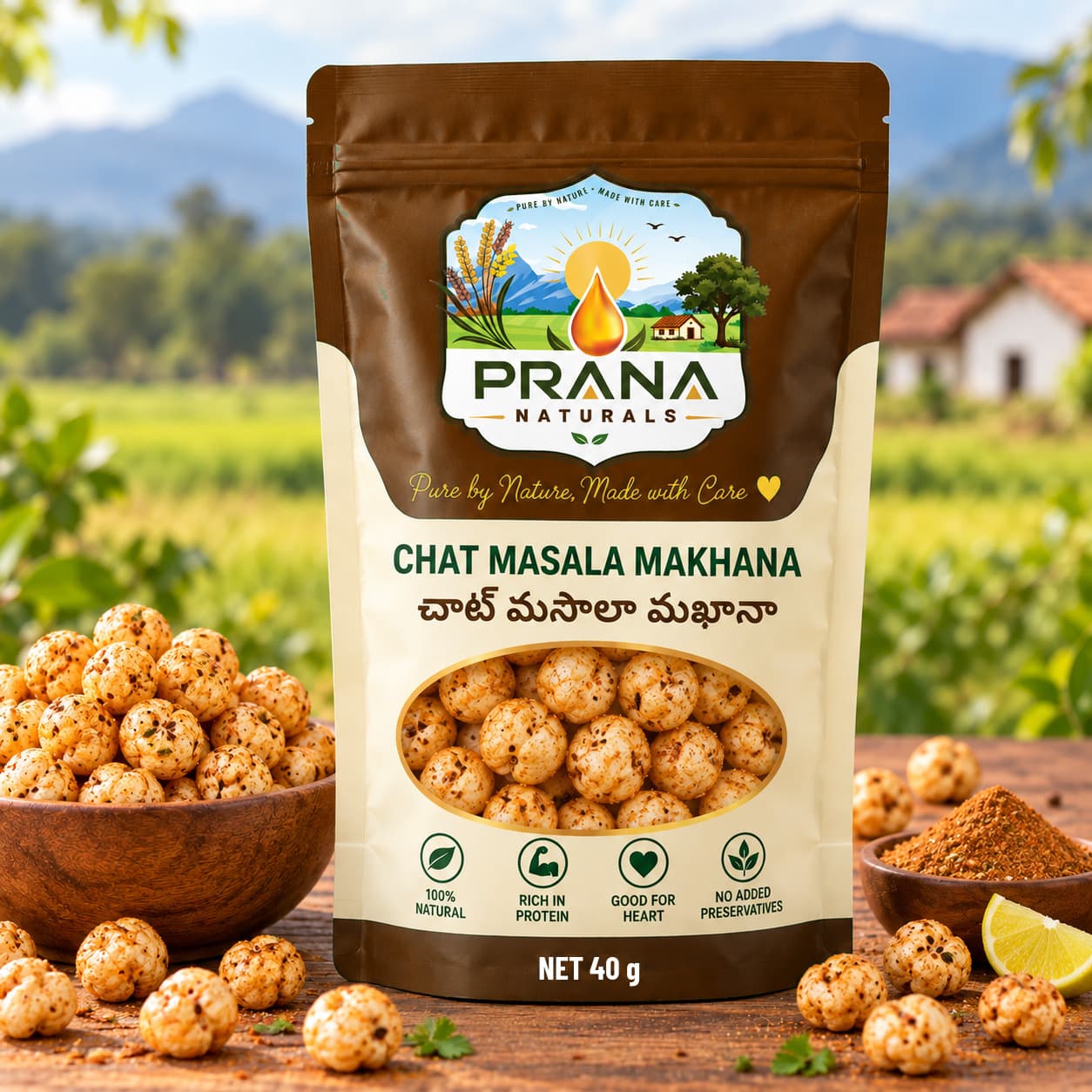 Chat Masala Makhana