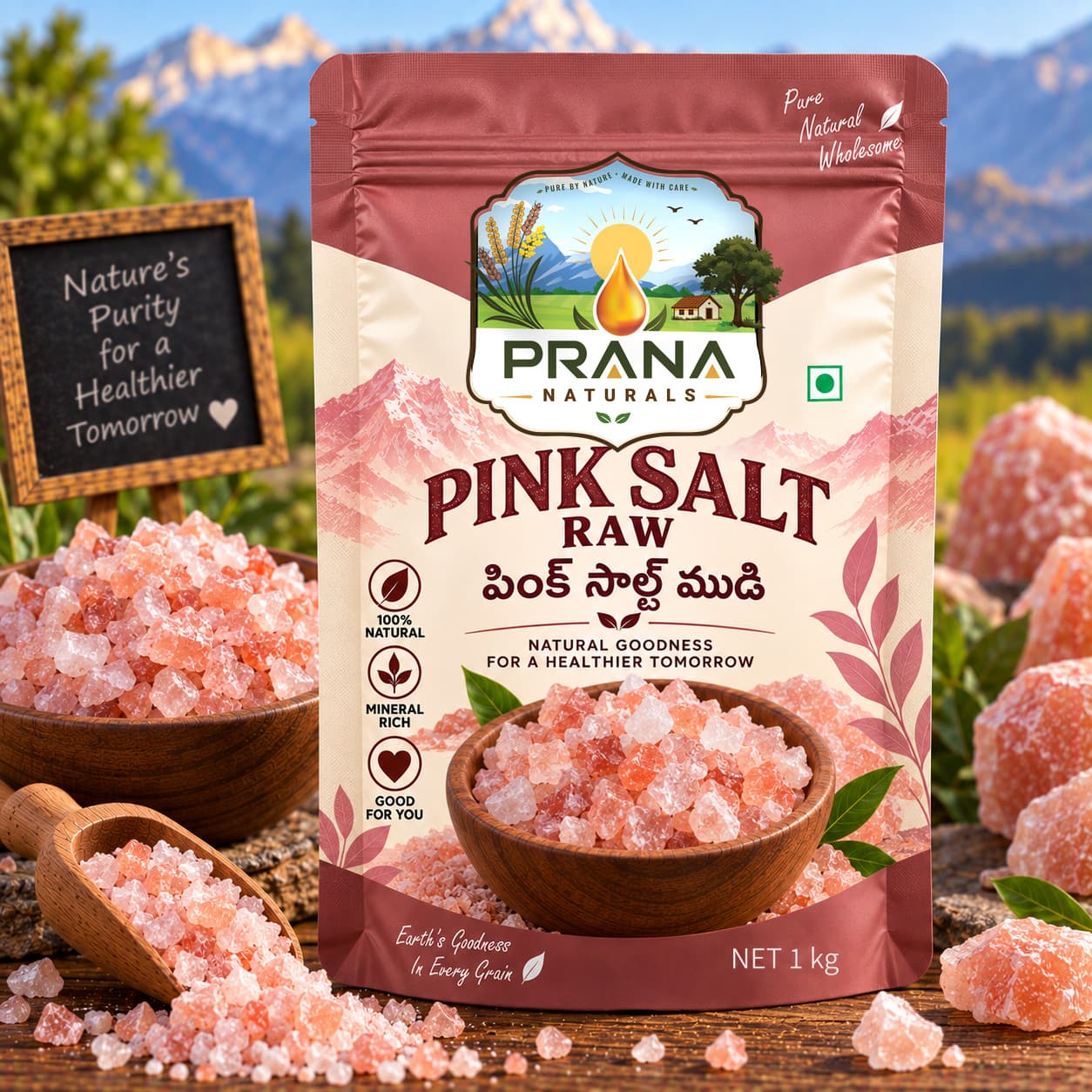 Pink Salt Raw